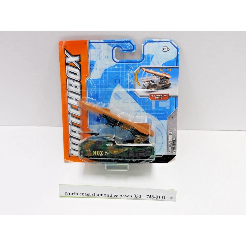 Matchbox MBX Missile Launcher Military Diecast Camo Tank NEW***DH06